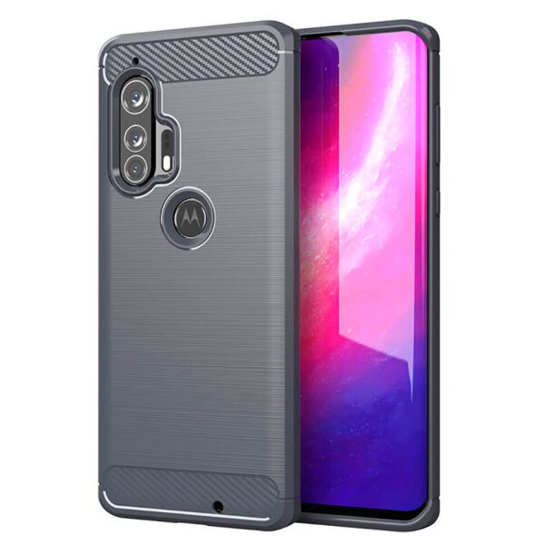 

Чехол Lenuo Carbon Fiber для Motorola Edge+ Gray