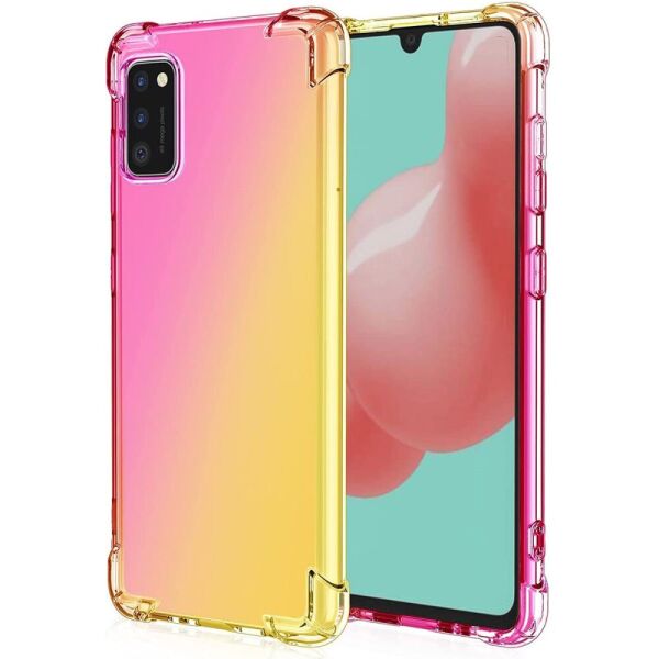 

Чехол накладка для Xiaomi 11T Pro силиконовый с усиленными углами, Gradient, Золотистый