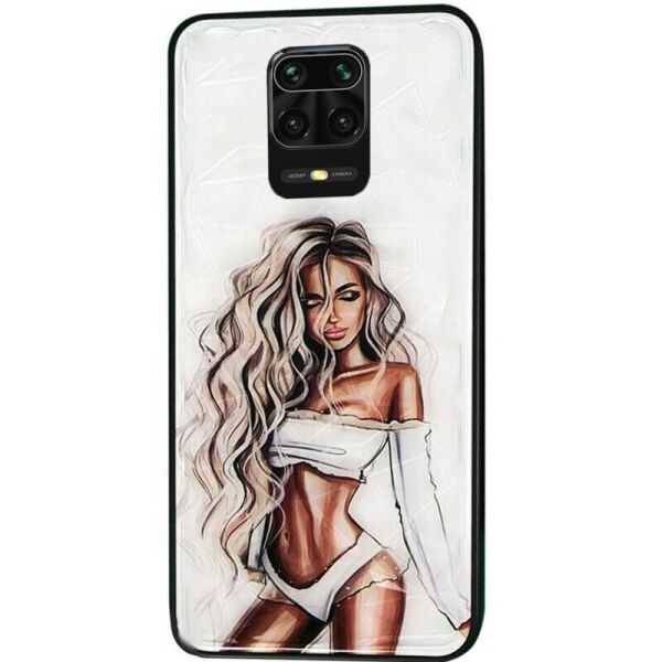 

TPU+PC чехол Prisma Ladies для Xiaomi Redmi Note 9s / Note 9 Pro / Note 9 Pro Max White