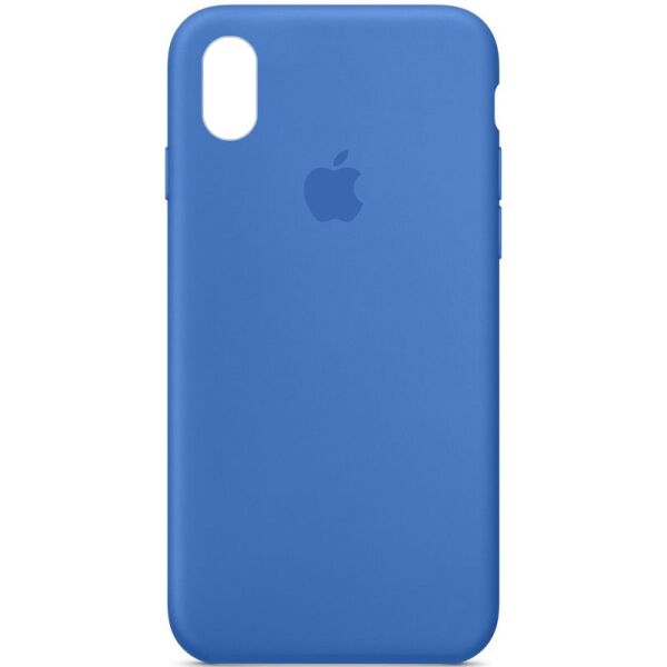 

Чехол Silicone Case Full Protective (AA) для Apple iPhone XS Max (6.5") Синий / Capri Blue