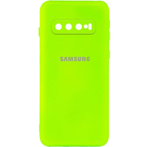 

Чехол Silicone Cover My Color Full Camera (A) для Samsung Galaxy S10 Салатовый / Neon green