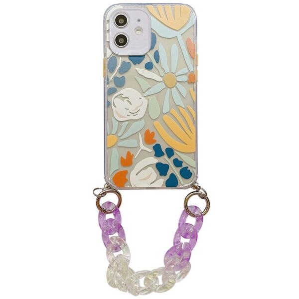 

TPU+PC чехол Colorific с подвесной цепью для Apple iPhone 11 (6.1") Exotic