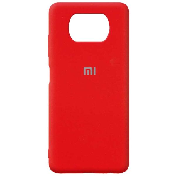 

Чехол Silicone Cover Full Protective (AA) для Xiaomi Poco X3 NFC / Poco X3 Pro Красный / Red