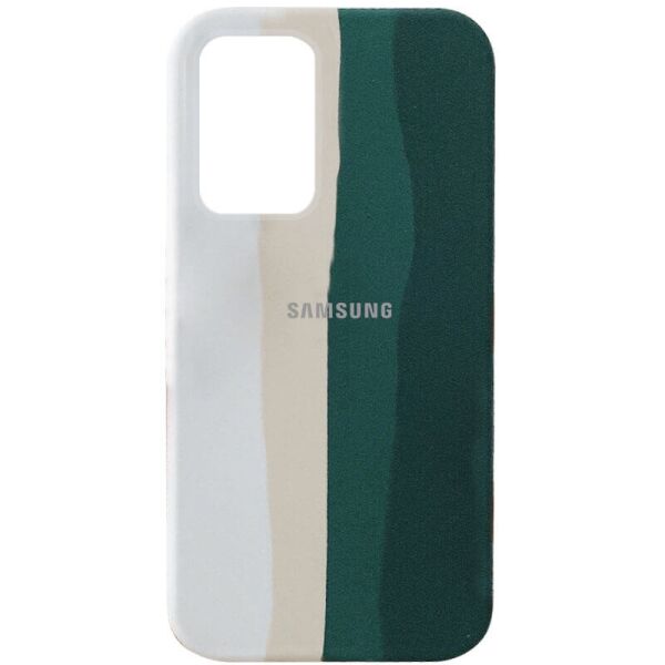 

Чехол Silicone Cover Full Rainbow для Samsung Galaxy A72 4G / A72 5G Белый / Зеленый