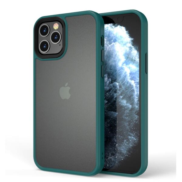 

TPU+PC чехол Metal Buttons для Apple iPhone 13 Pro Max (6.7") Зеленый