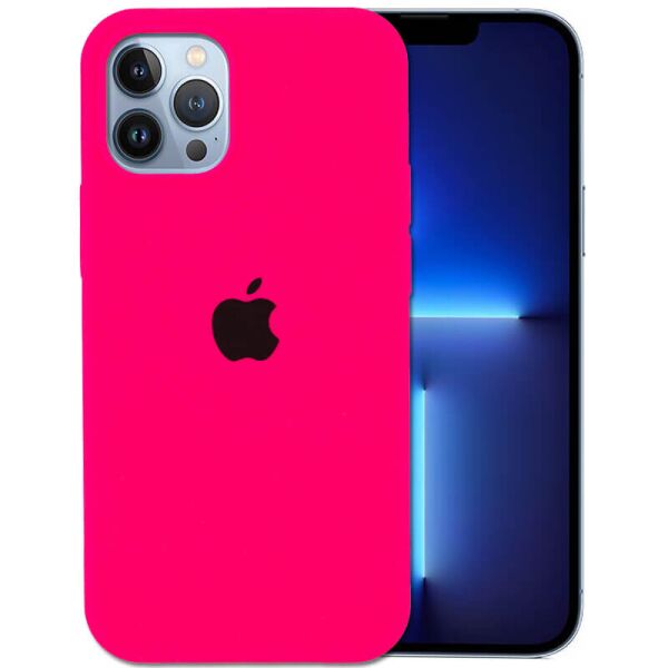 

Чехол Silicone Case Full Protective (AA) для Apple iPhone 13 Pro (6.1") Розовый / Barbie pink