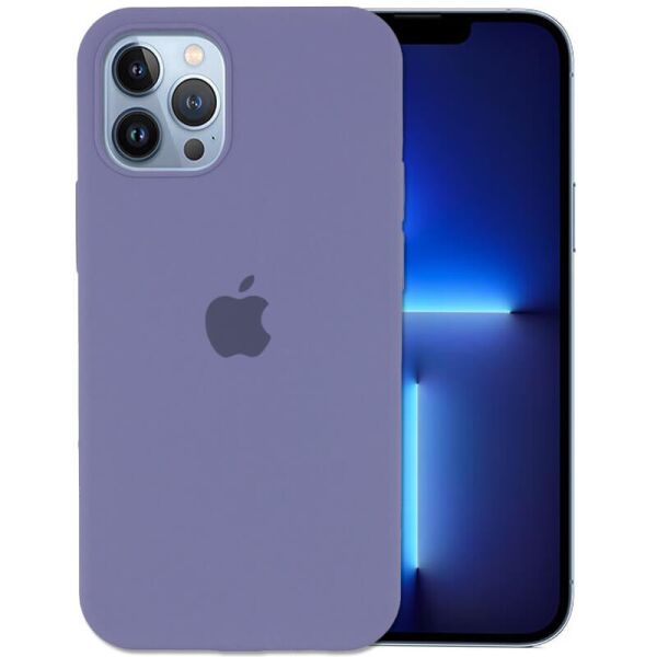 

Чехол Silicone Case Full Protective (AA) для Apple iPhone 13 Pro (6.1") Серый / Lavender Gray