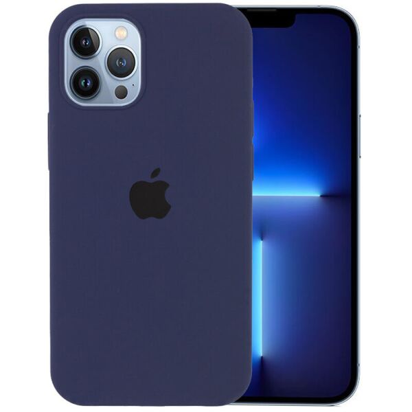 

Чехол Silicone Case Full Protective (AA) для Apple iPhone 13 Pro (6.1") Темный Синий / Midnight Blue