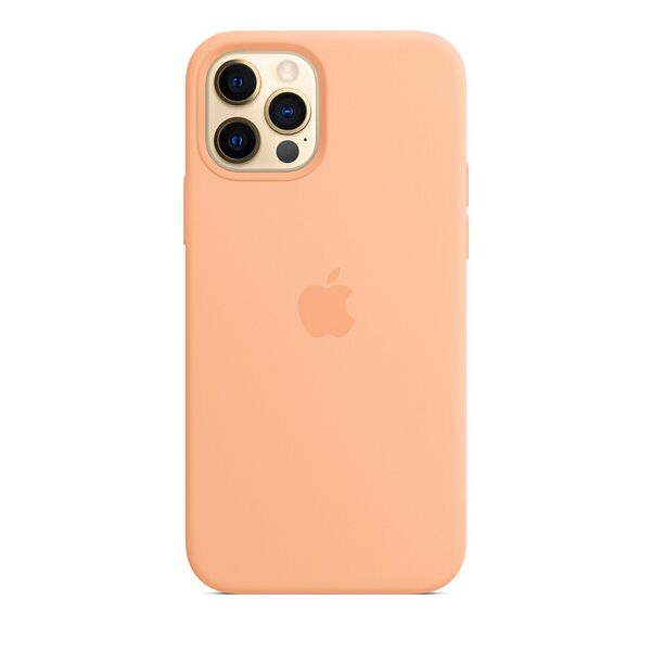 

Чехол Silicone Case Full Protective (AA) для Apple iPhone 12 Pro / 12 (6.1") Оранжевый / Cantaloupe