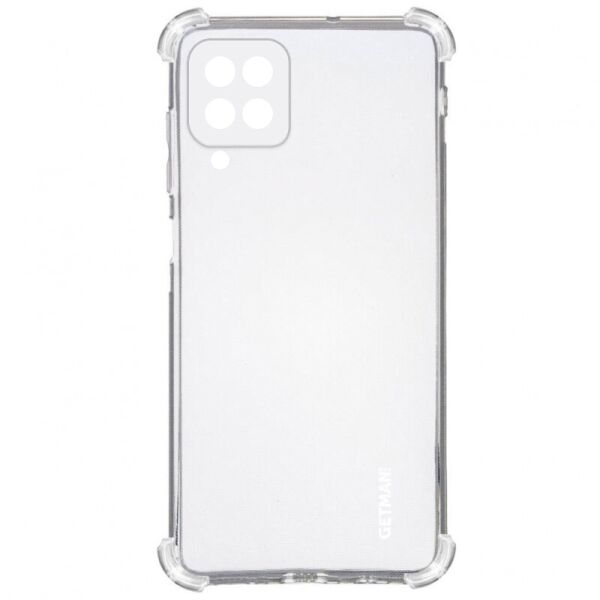

TPU чехол GETMAN Ease logo усиленные углы для Samsung Galaxy A22 4G Бесцветный (прозрачный)