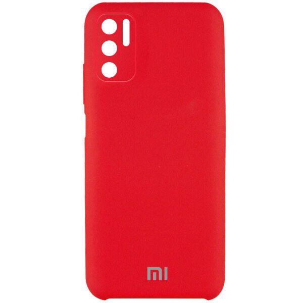 

Чехол Silicone Cover Full Camera (AAA) для Xiaomi Redmi Note 10 5G / Poco M3 Pro Красный / Red