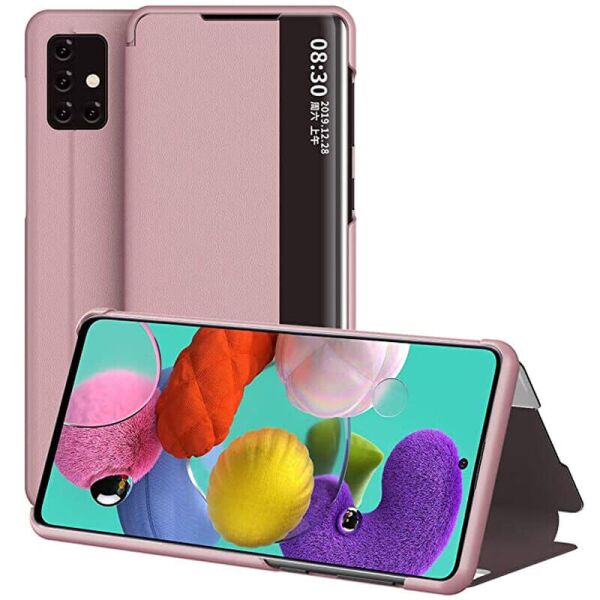 

Чехол-книжка Smart View Cover для Samsung Galaxy A51 Розовый
