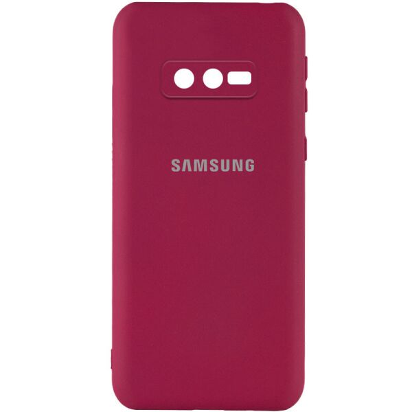 

Чехол Silicone Cover My Color Full Camera (A) для Samsung Galaxy S10e Бордовый / Marsala