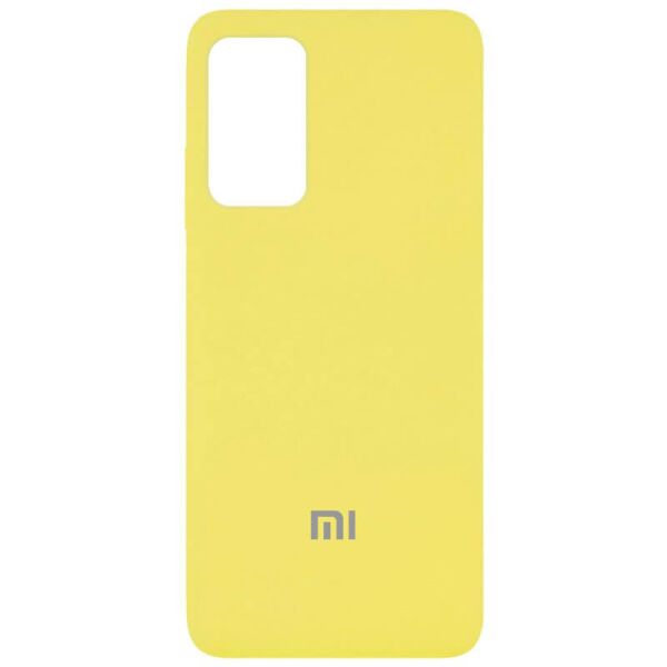 

Чехол Silicone Cover Full Protective (AA) для Xiaomi Redmi Note 10 Pro / 10 Pro Max Желтый / Bright Yellow