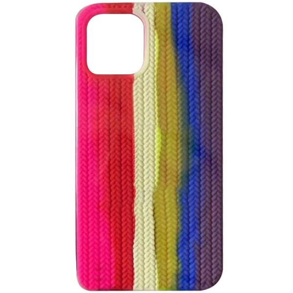 

Чехол Silicone case Full Braided для Apple iPhone 11 (6.1") Розовый / Фиолетовый