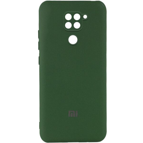 

Чехол Silicone Cover My Color Full Camera (A) для Xiaomi Redmi Note 9 / Redmi 10X Зеленый / Dark green