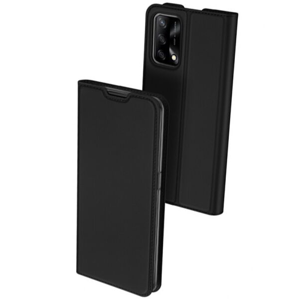 

Чехол-книжка Dux Ducis с карманом для визиток для Oppo A74 4G Черный