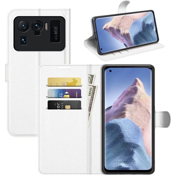 

Чехол-книжка Litchie Wallet для Xiaomi Mi 11 Ultra White