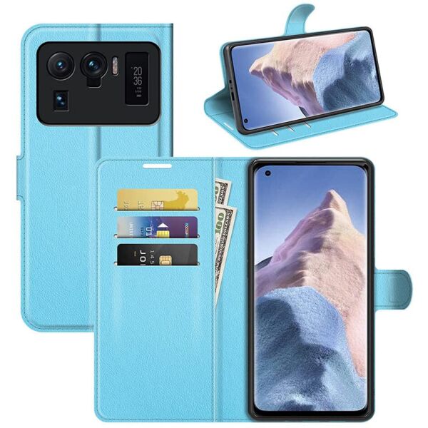 

Чехол-книжка Litchie Wallet для Xiaomi Mi 11 Ultra Blue