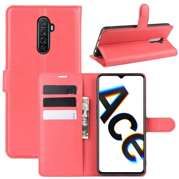

Чехол-книжка Litchie Wallet для Realme X2 Pro Red