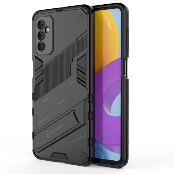 

Противоударный чехол для Samsung Galaxy M52 5G M526 с подставкой, Bibercas, Черный