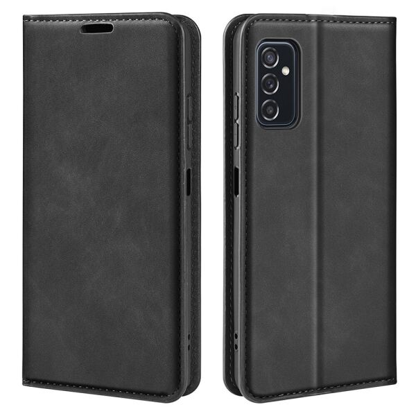 

Чехол книжка для Samsung Galaxy M52 5G M526 боковой, Velvet, Черный