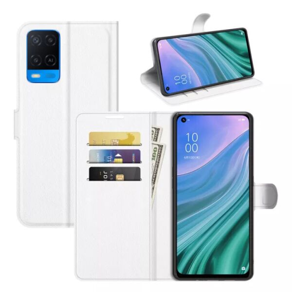 

Чехол-книжка Litchie Wallet для Oppo A54 White