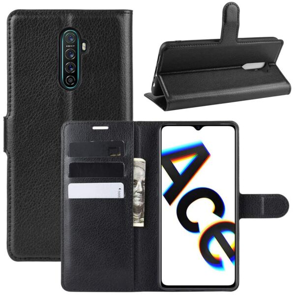 

Чехол-книжка Litchie Wallet для Realme X2 Pro Black