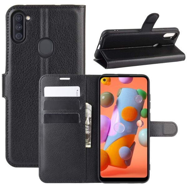 

Чехол-книжка Litchie Wallet для Samsung Galaxy M11 Black