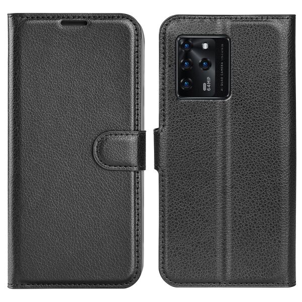 

Чехол книжка для ZTE Blade V30 (ЗТЕ Блейд В30) боковой с отсеком для кредиток, Черный