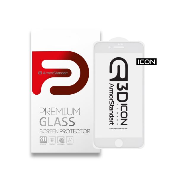 

Защитное стекло ArmorStandart 3D White для Apple iPhone 8+Plus/7 Plus