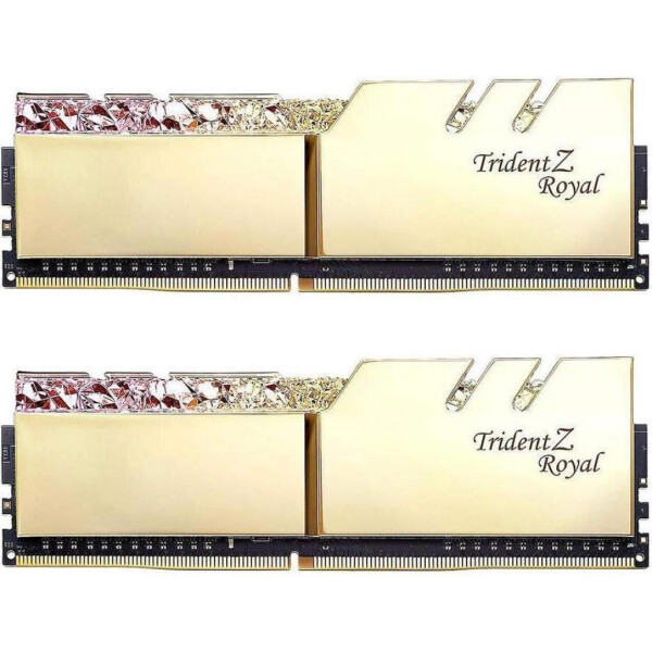 

DDR4 16GB (2x8GB) 3000 MHz TridentZ RGB ROYAL Gold G.Skill (F4-3000C16D-16GTRG)