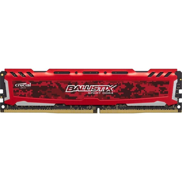 

DDR4 16GB 2666 MHz Ballistix Sport LT Red MICRON (BLS16G4D26BFSE)
