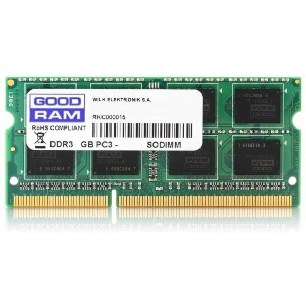 

SO-DIMM 8GB/1600 DDR3 1,35V GOODRAM (GR1600S3V64L11/8G)