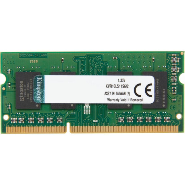 

SO-DIMM DDR3L 2GB 1600 MHz Kingston (KVR16LS11S6/2)