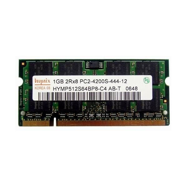 

SO-DIMM 2GB/800 DDR2 Hynix (HYMP125S64CR8-S6) "Refurbished"