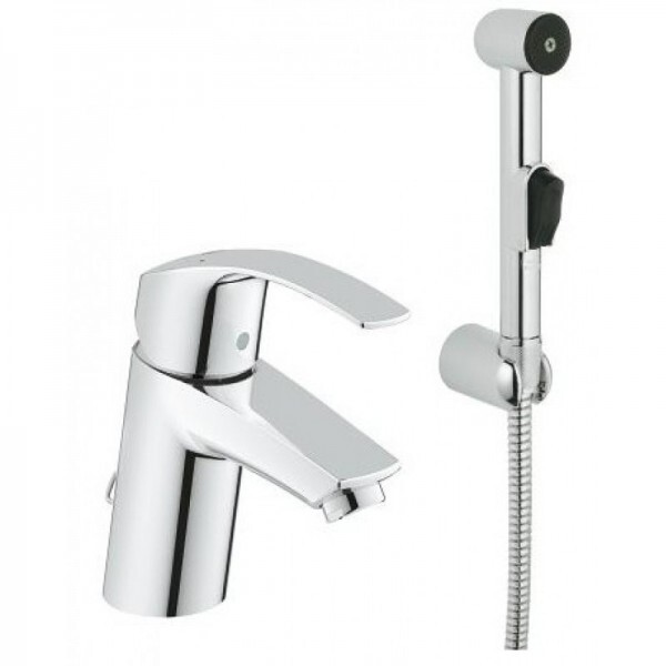 

Смеситель для умывальника с душем Grohe Eurosmart 23124002 Хром