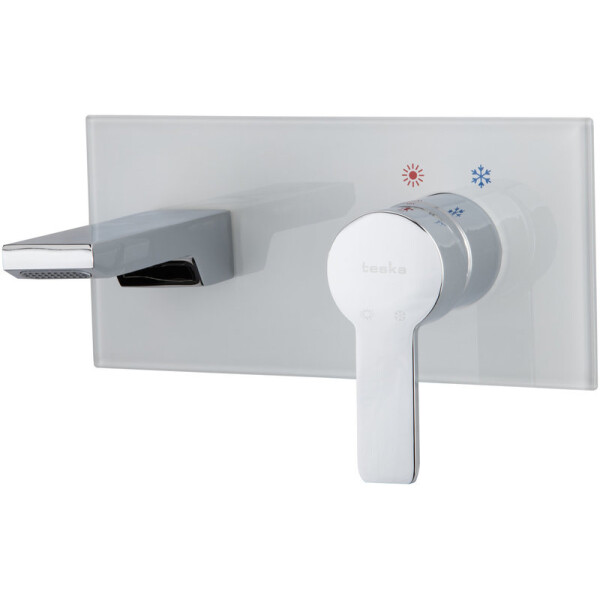 

Однорычажный смеситель для умывальника настенного монтажа Teska E 051 (1415)