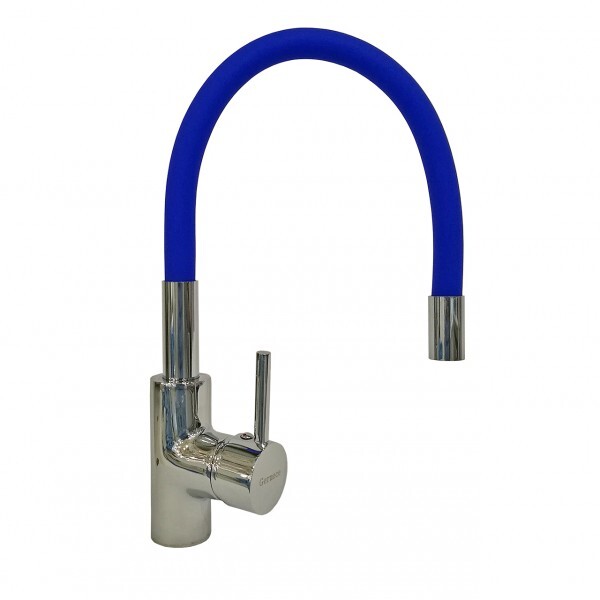 

Смеситель для кухни Germece 37 Op Blue с гибким изливом (21152)