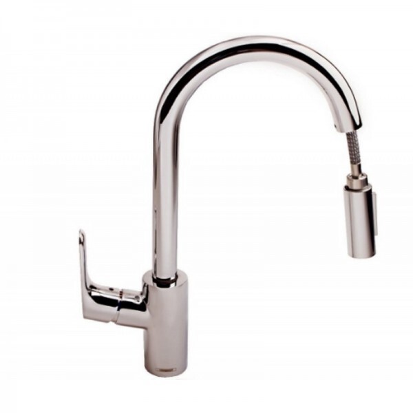 

Смеситель для кухни с выдвижным изливом Hansgrohe Focus 31815000 Хром (18993)