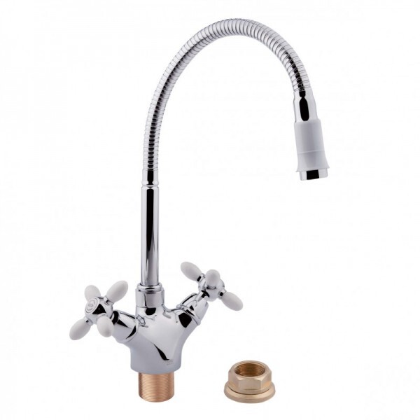 

Смеситель для кухни Potato P5860-7 с рефлекторным изливом (17508)