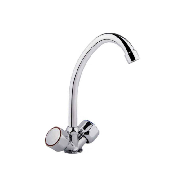 

Смеситель Villa 618-08 Ceramic д/кухни (2шт) ТМ Touch-Z Хром (214748)