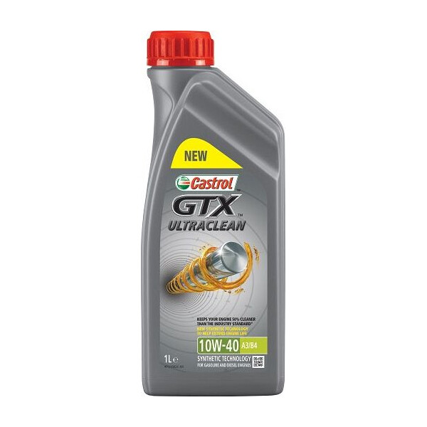 

Моторное масло Castrol GTX UltraClean 10W-40 A3/B4 Benzin, Diezel 1 л