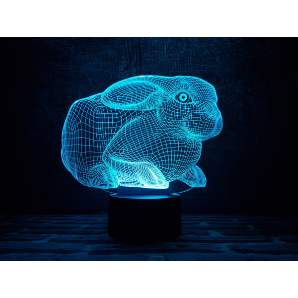 

Ночник 3DTOYSLAMP Кролик 2