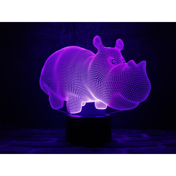 

Ночник 3DTOYSLAMP Бегемот