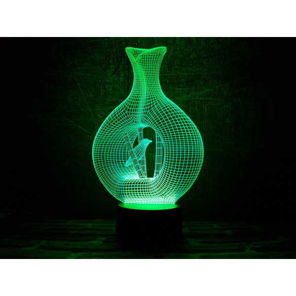

Ночник 3DTOYSLAMP Птица в клетке