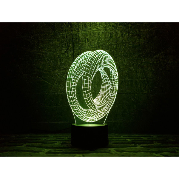 

Ночник 3DTOYSLAMP Лента Мебиуса 3