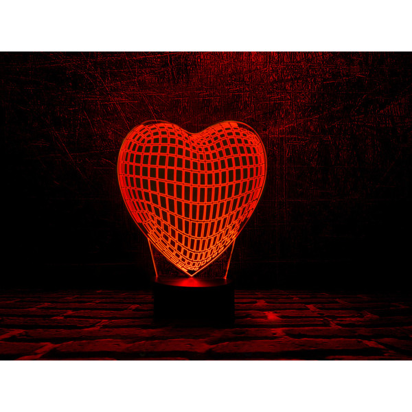 

Сменная пластина для 3DTOYSLAMP ламп Сердце