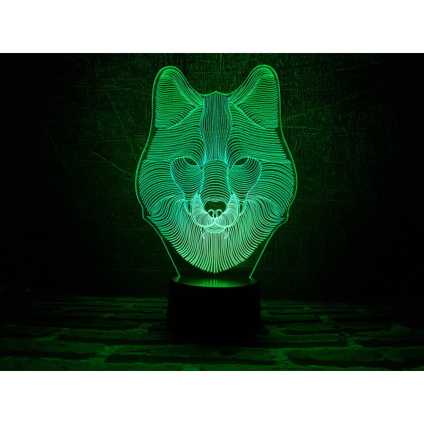 

Сменная пластина для 3DTOYSLAMP ламп Волк