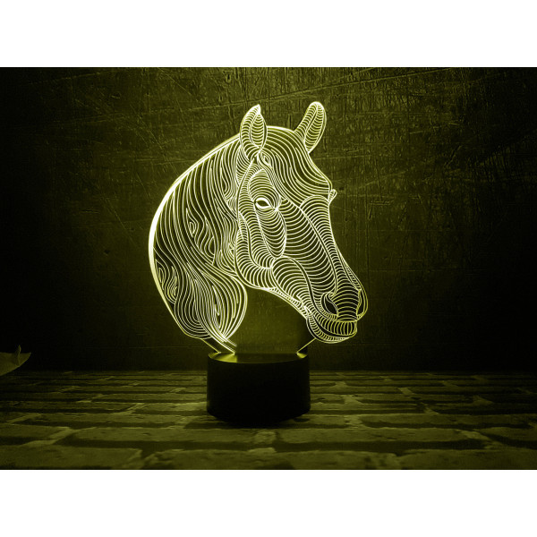 

Сменная пластина для 3DTOYSLAMP ламп Лошадка 2